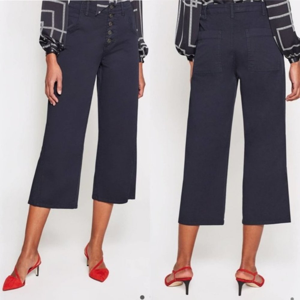 NWT Joie Button Front High Rise Cropped Pants